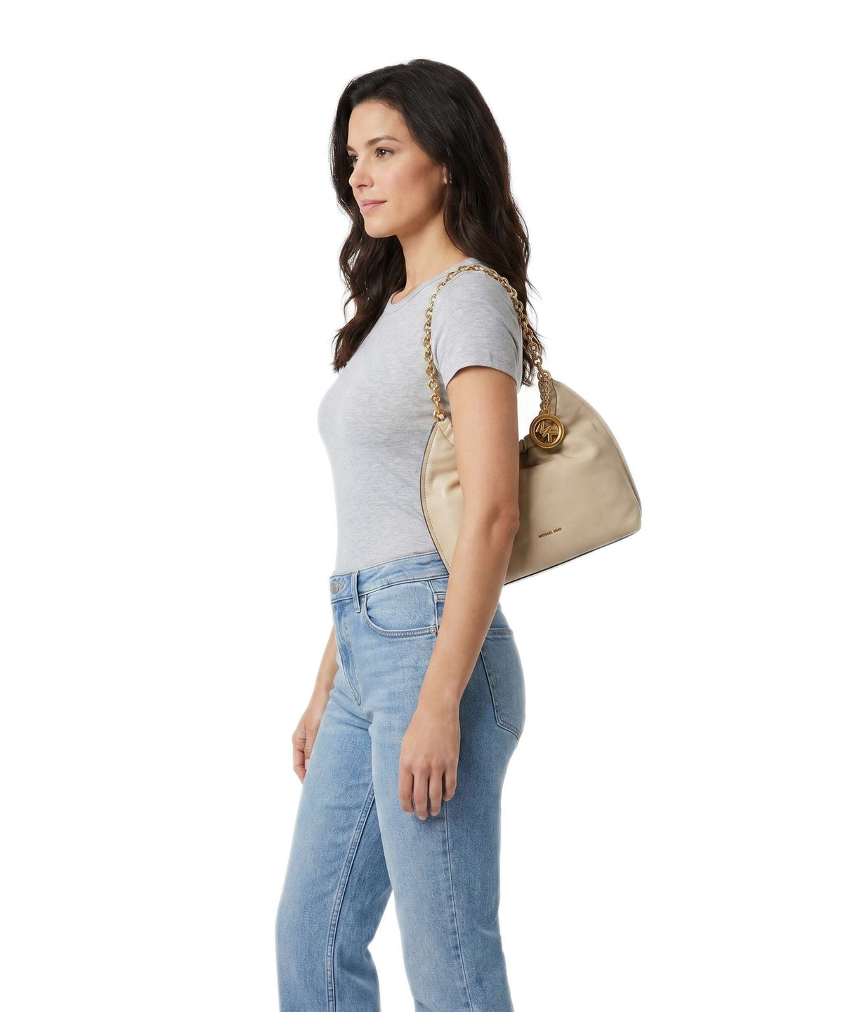 Michael Kors Indie Small Hobo bag khaki