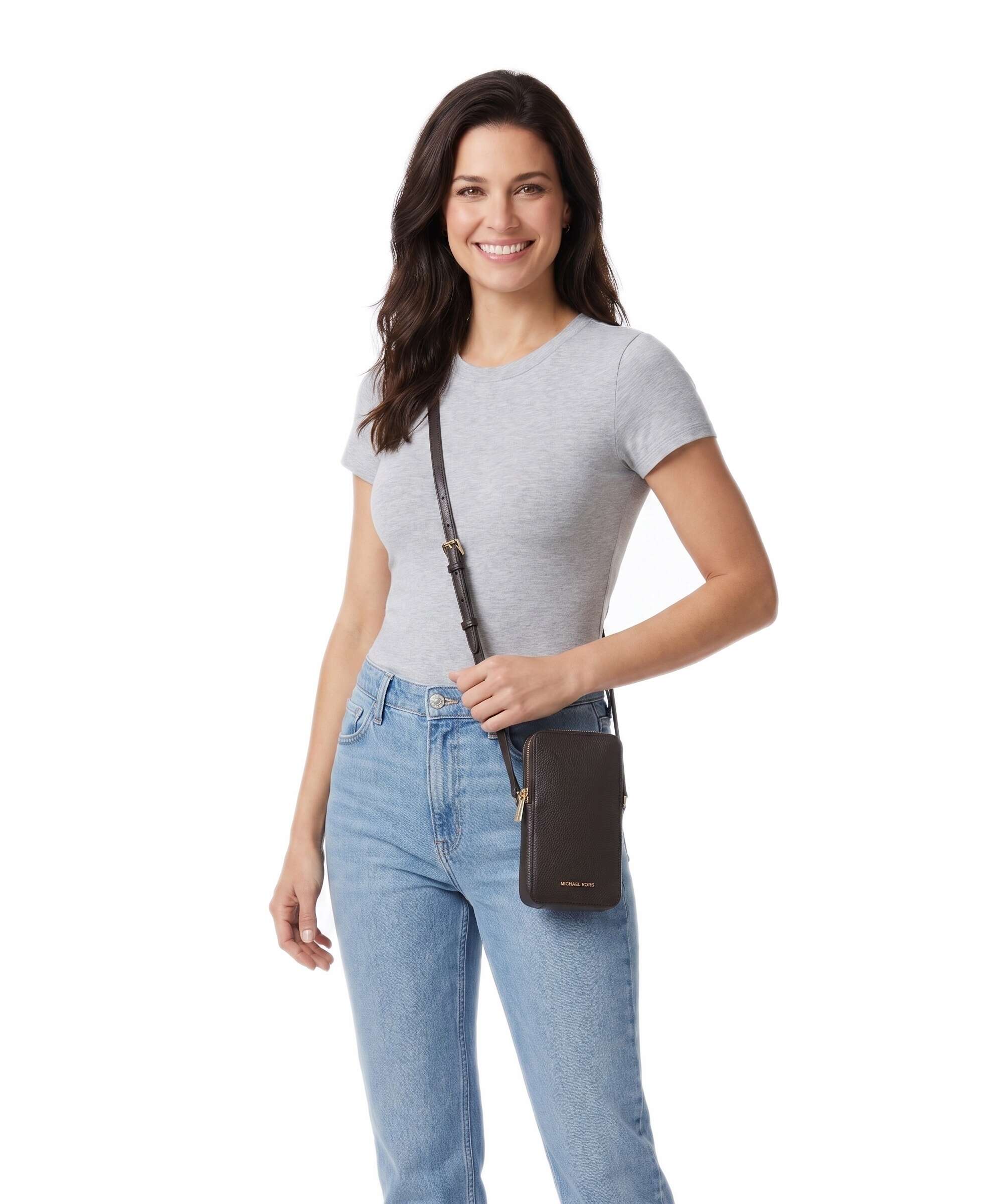 Michael Kors Jet Set Small Phone bag chocolate