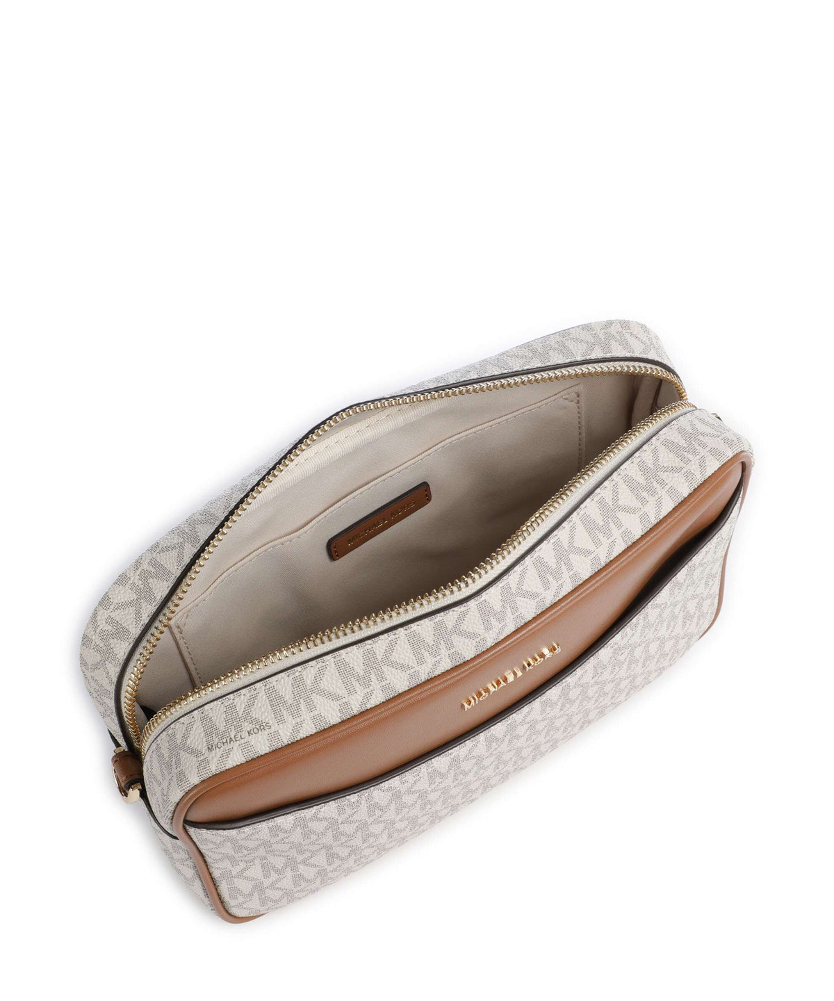 Michael Kors Bev Large Crossbody bag vanilla/acorn