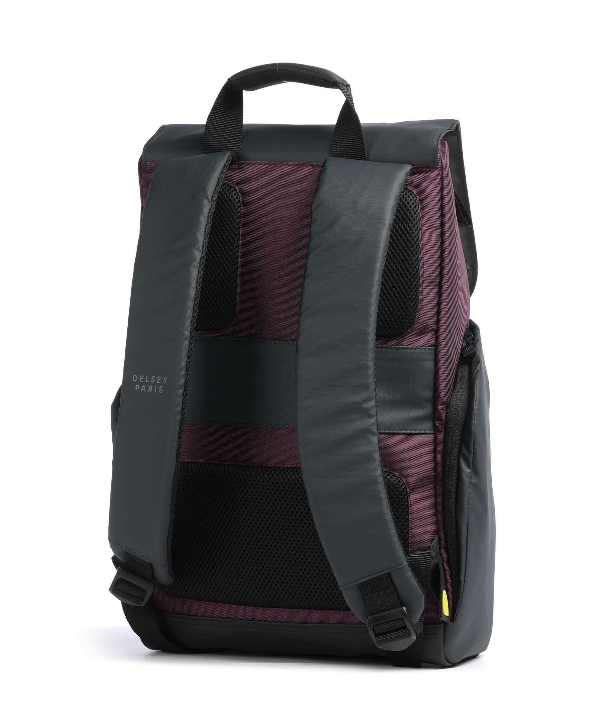 Delsey Paris Securflap Backpack bordeaux rot