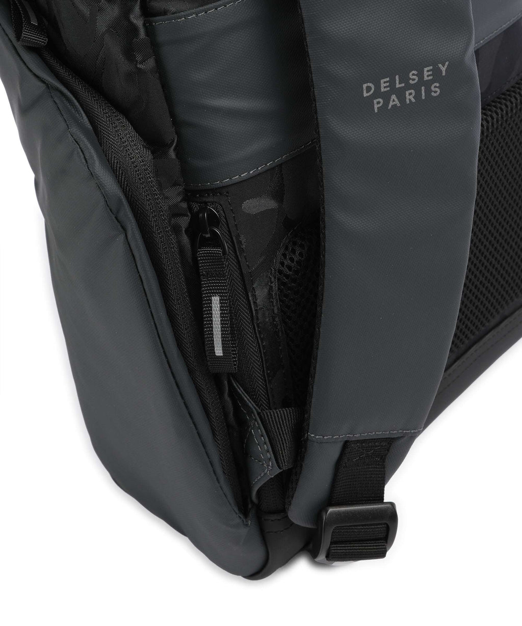 Delsey Paris Securflap Backpack schwarz tarnung