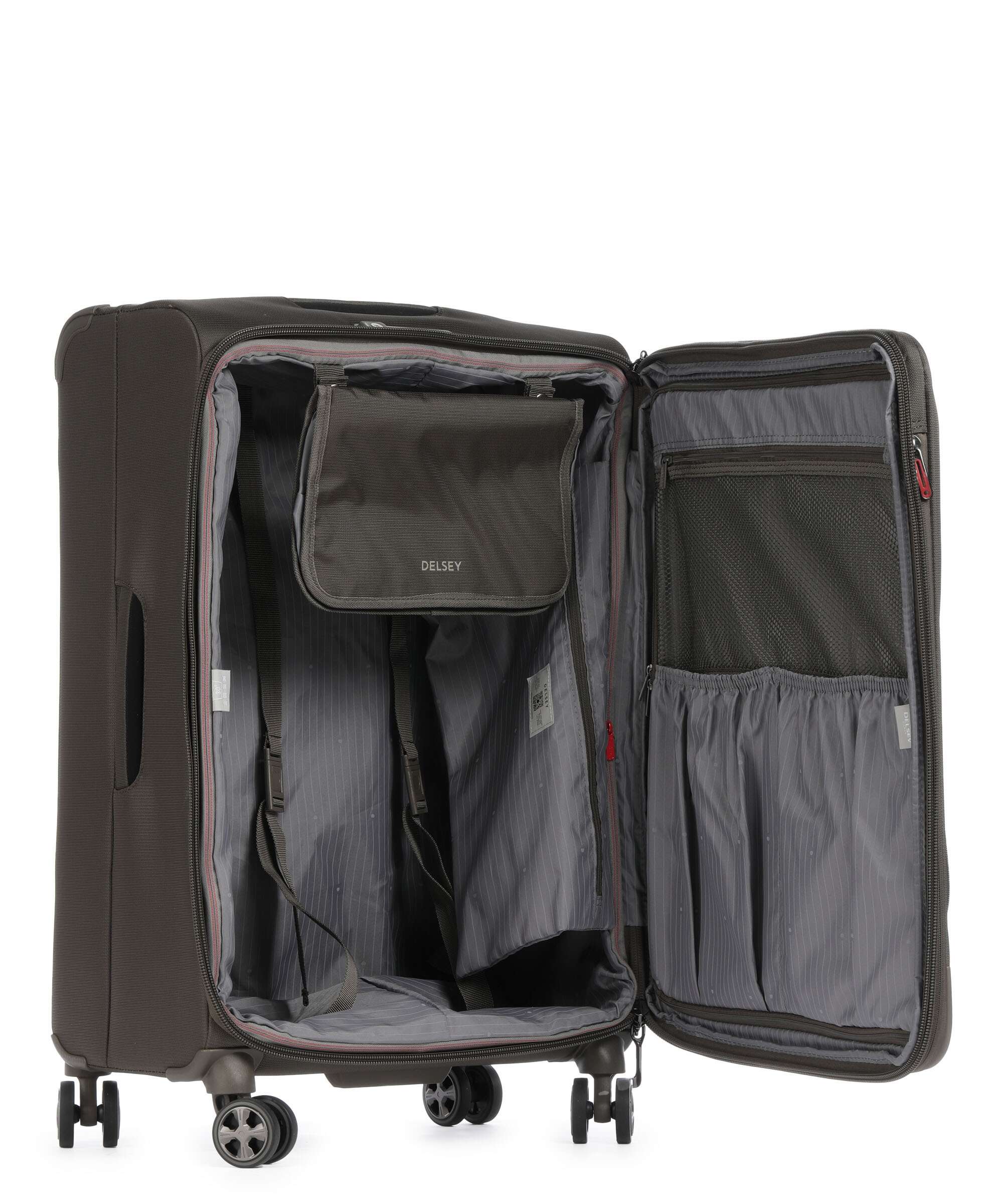 Delsey Paris Helium Dlx Spinner (4 wheels) mokka