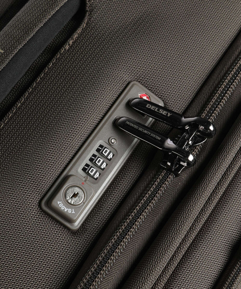 Delsey Paris Helium Dlx Spinner (4 wheels) mokka