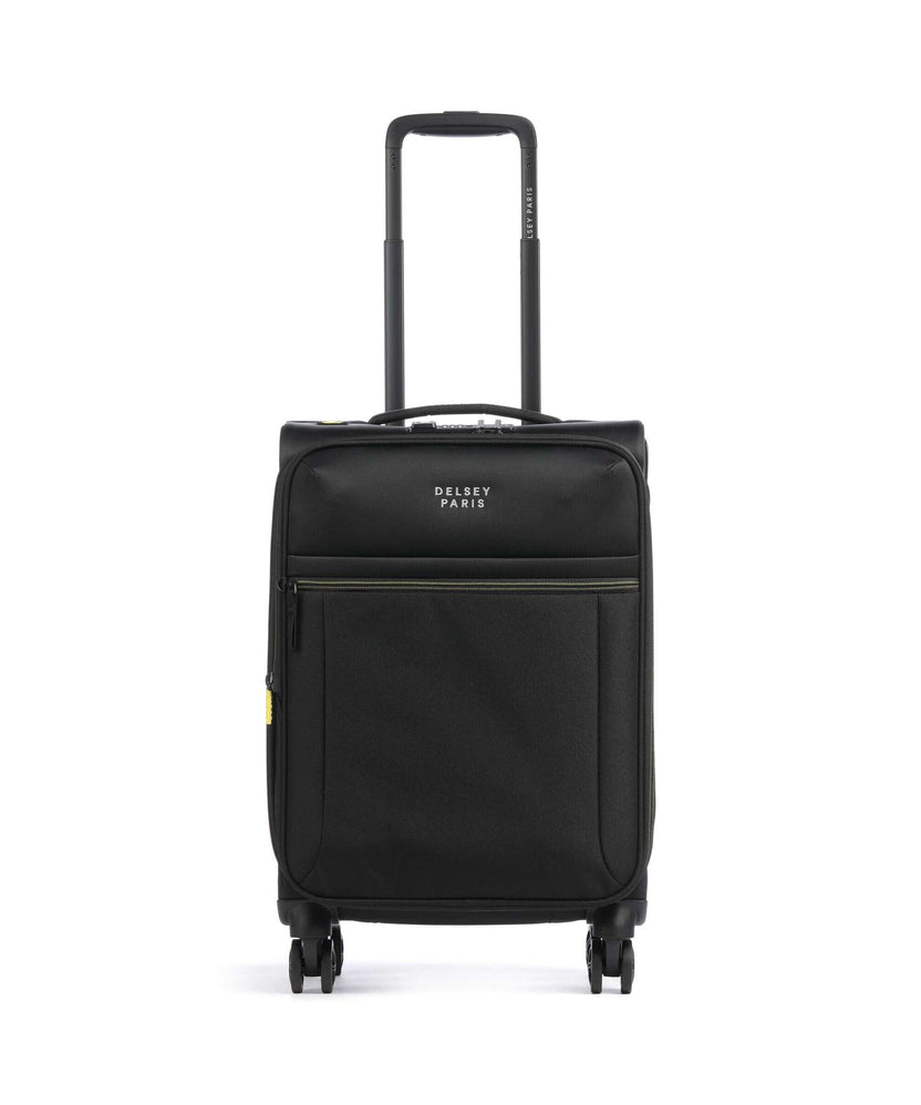 Delsey Paris Brochant 3 Spinner (4 wheels) deep black