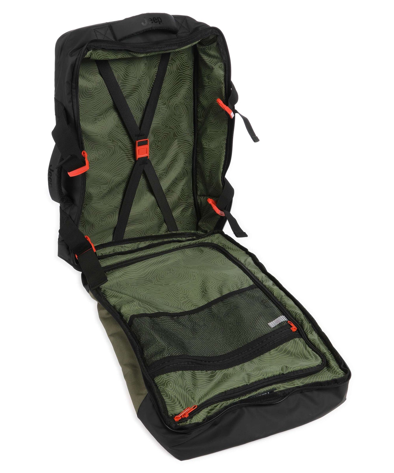 Jeep JS007C XL Travel backpack avocado green