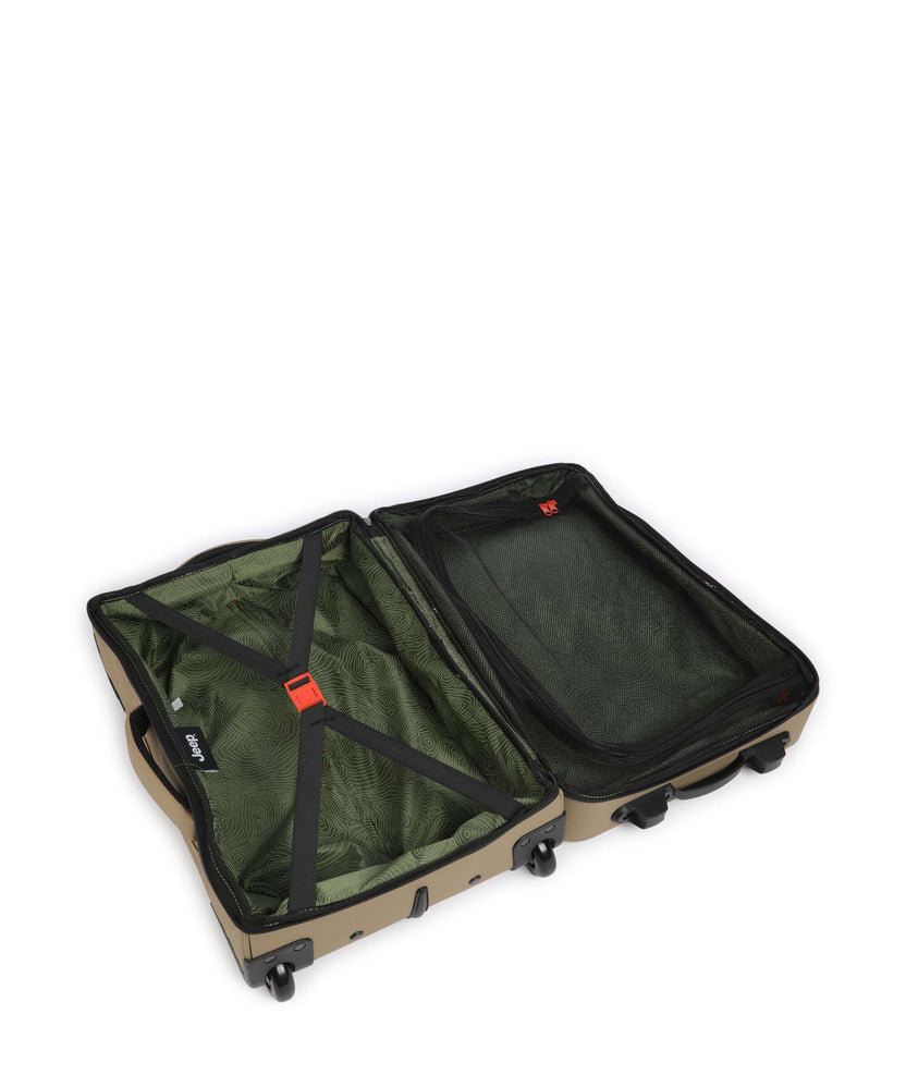 Jeep JS006B 55 Travel bag with wheels warm sand