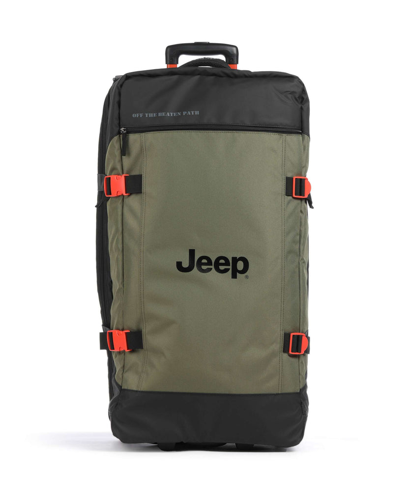 Jeep JS007C 82 Travel bag with wheels avocado green