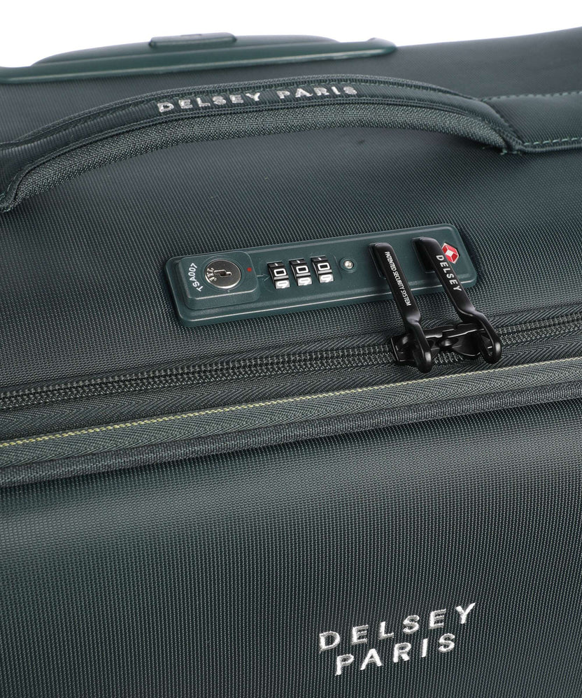 Delsey Paris Brochant 3 Spinner (4 wheels) kieferngrün