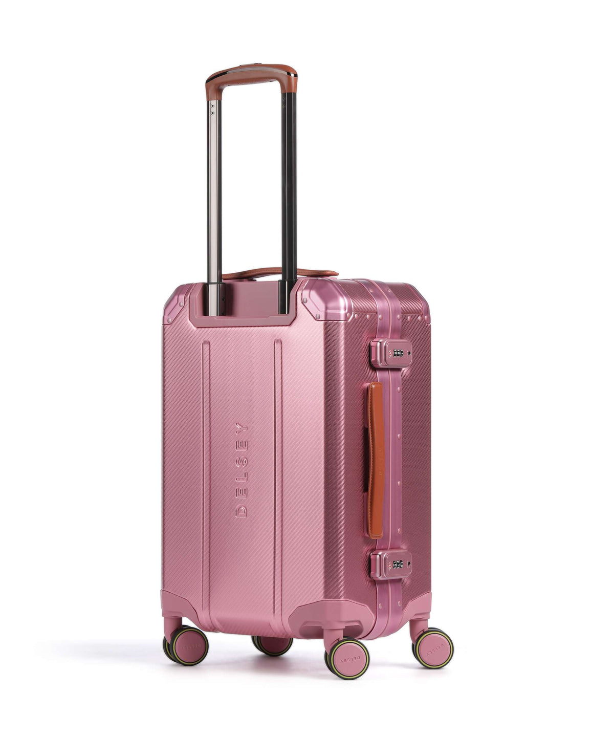 Delsey Paris Alu'R Spinner (4 wheels) pink