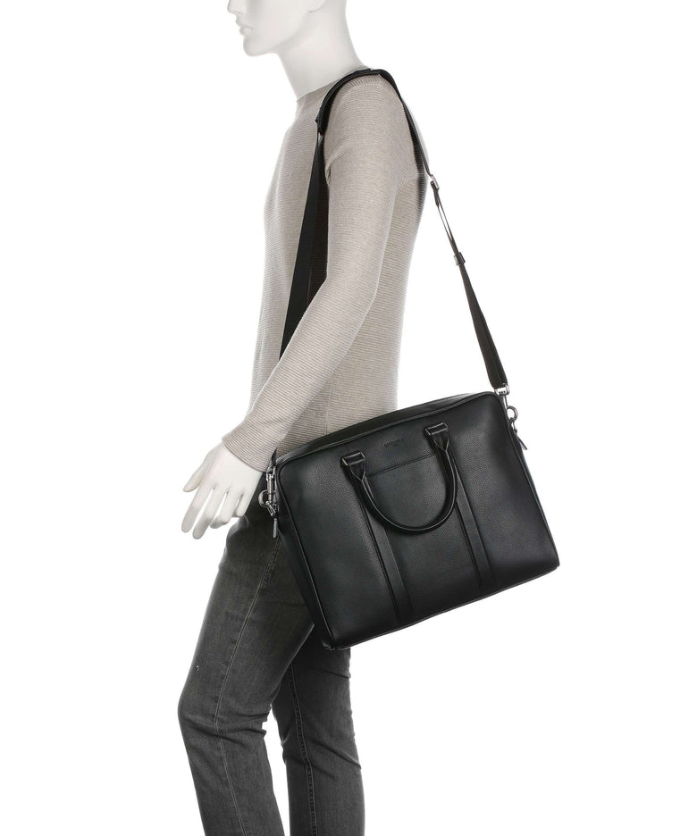 Le Tanneur Charles Briefcase noir