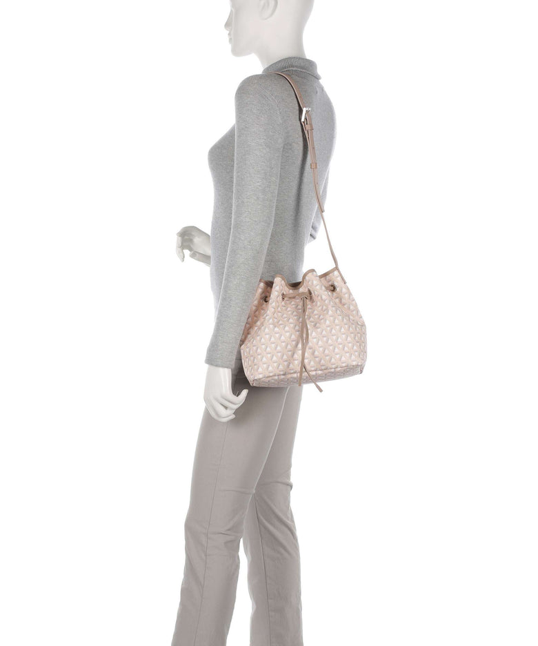 Lancaster Ikon Bucket bag beige