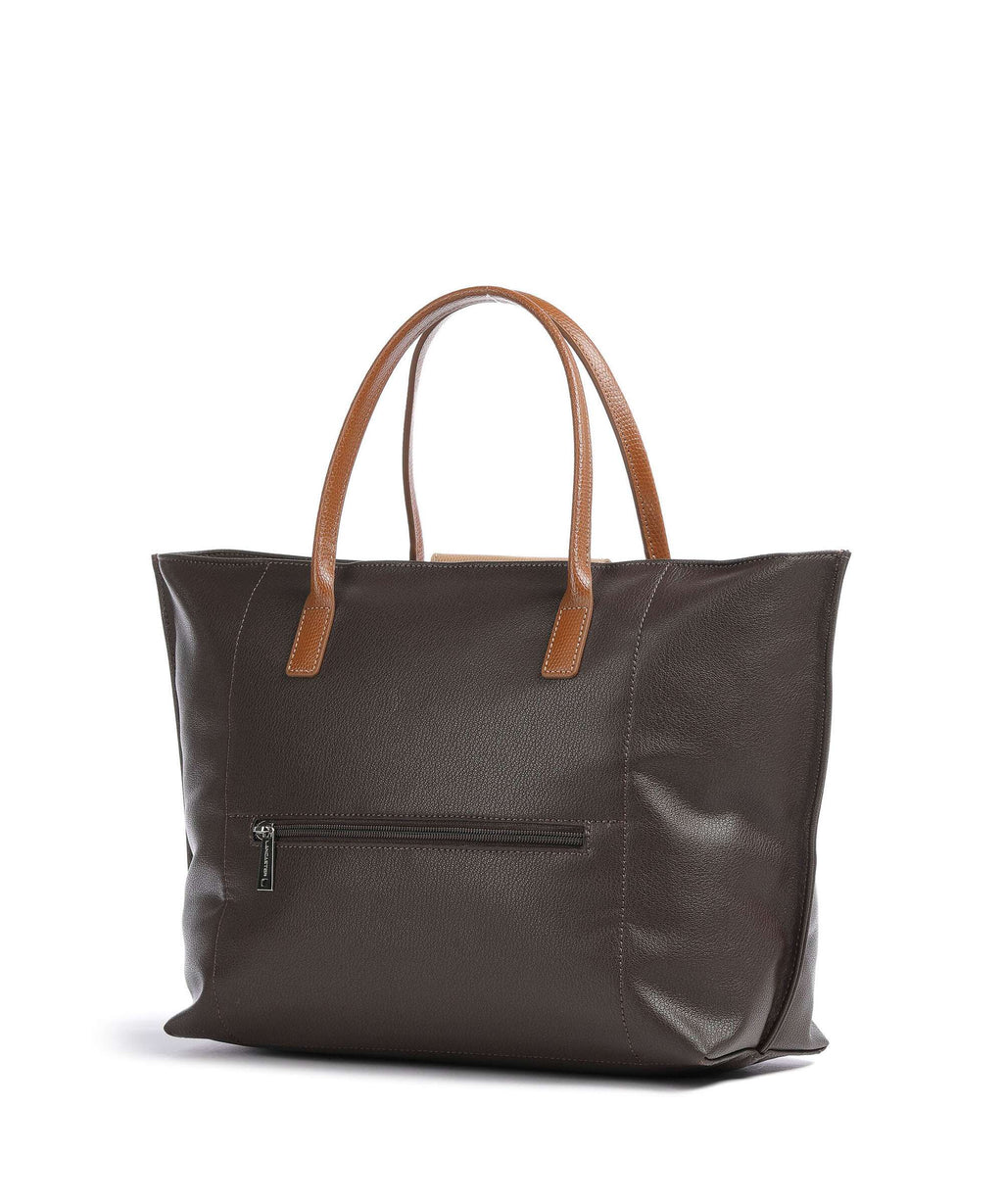 Lancaster Maya Handbag marron/naturel/camel