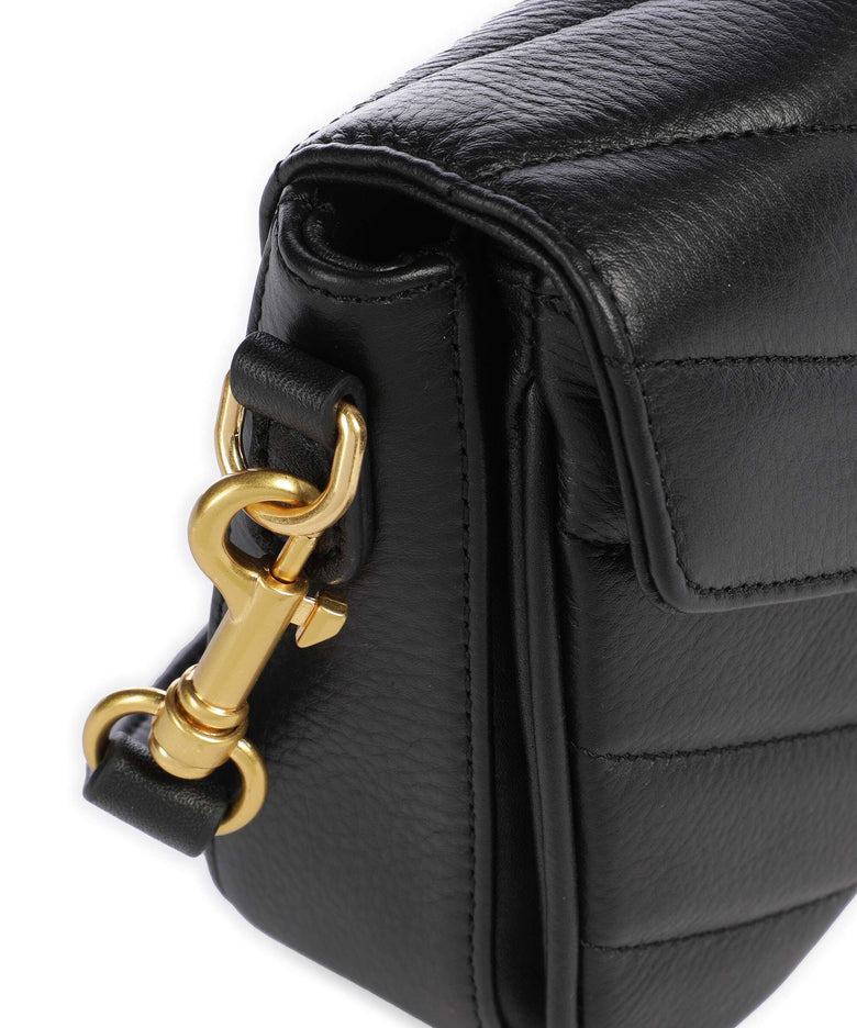 Lancaster Soft Matelassé Crossbody bag noir