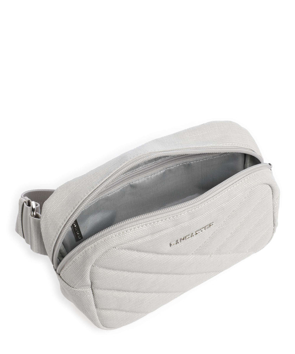 Lancaster Canvas Matelassé Fanny pack mastic