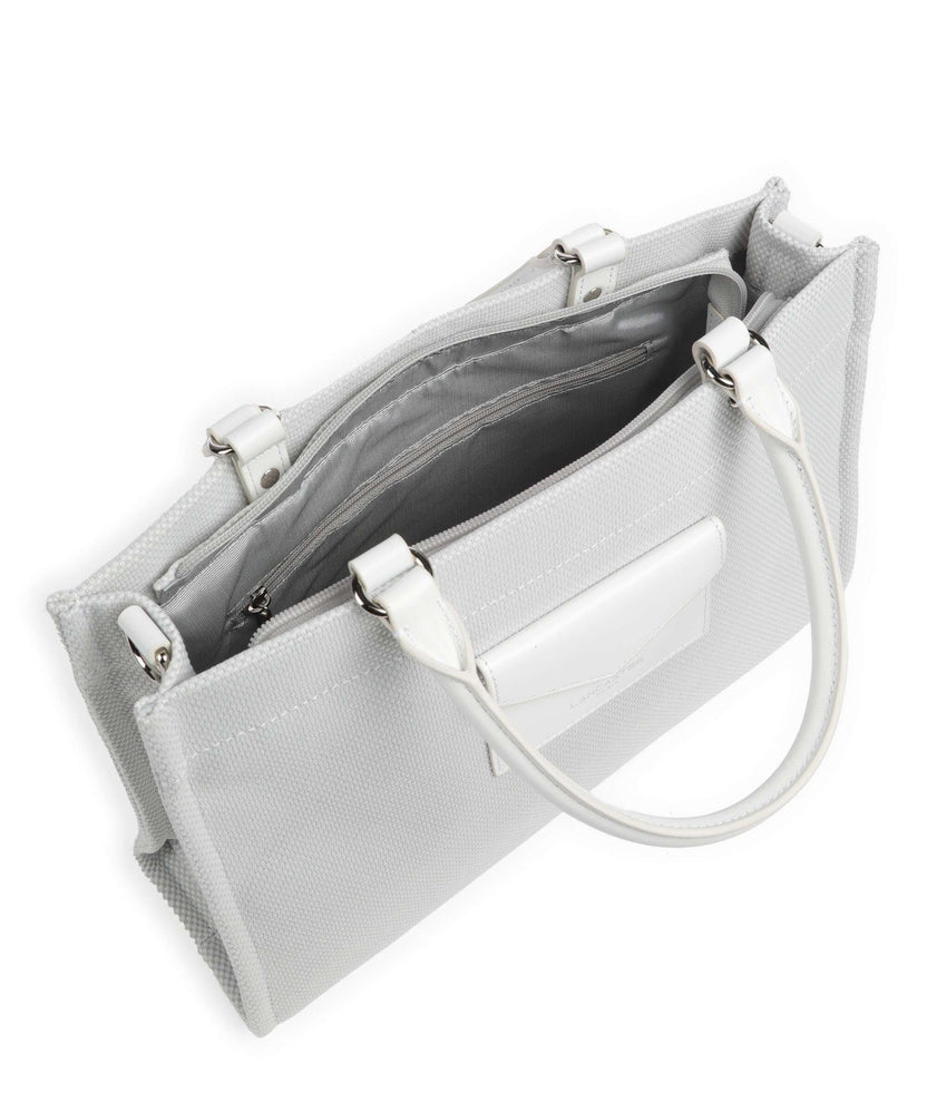 Lancaster Actual Canvas Conscious Handbag blanc