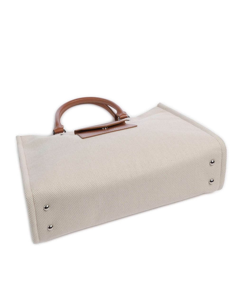 Lancaster Actual Canvas Conscious Handbag camel