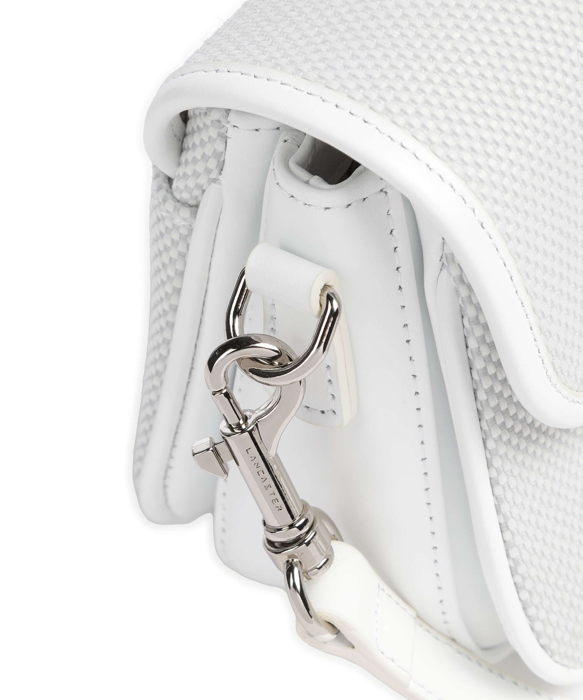 Lancaster Canvas Fia Crossbody bag blanc