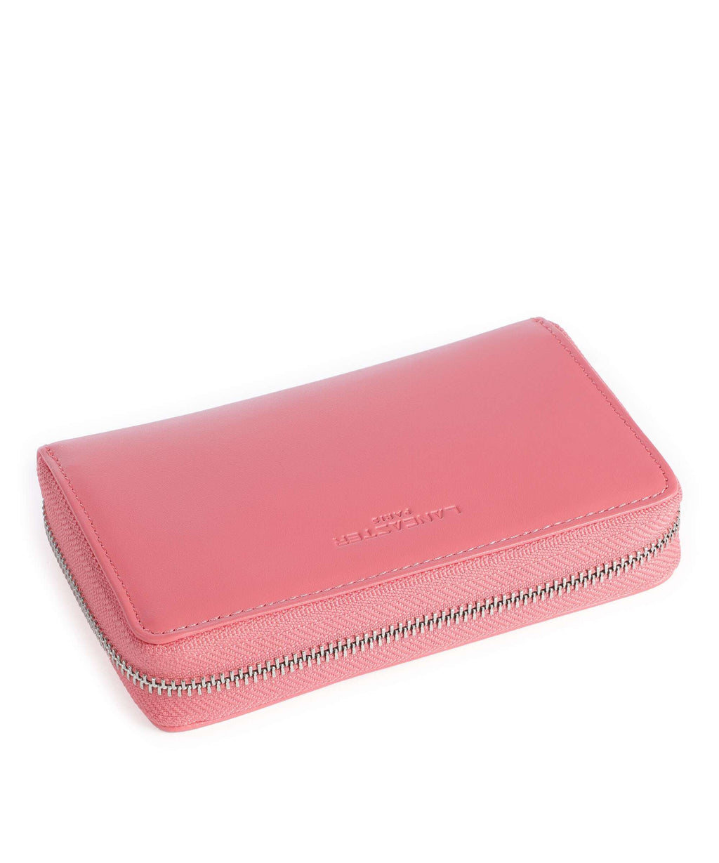 Lancaster Paris PM Wallet rose bonbon