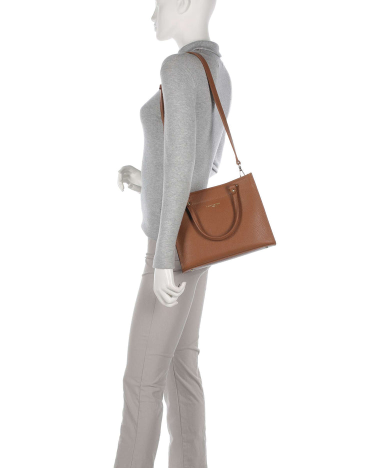 Lancaster Foulonne Double Handbag camel