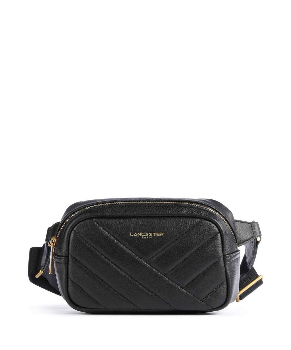 Lancaster Soft Matelassé Fanny pack noir