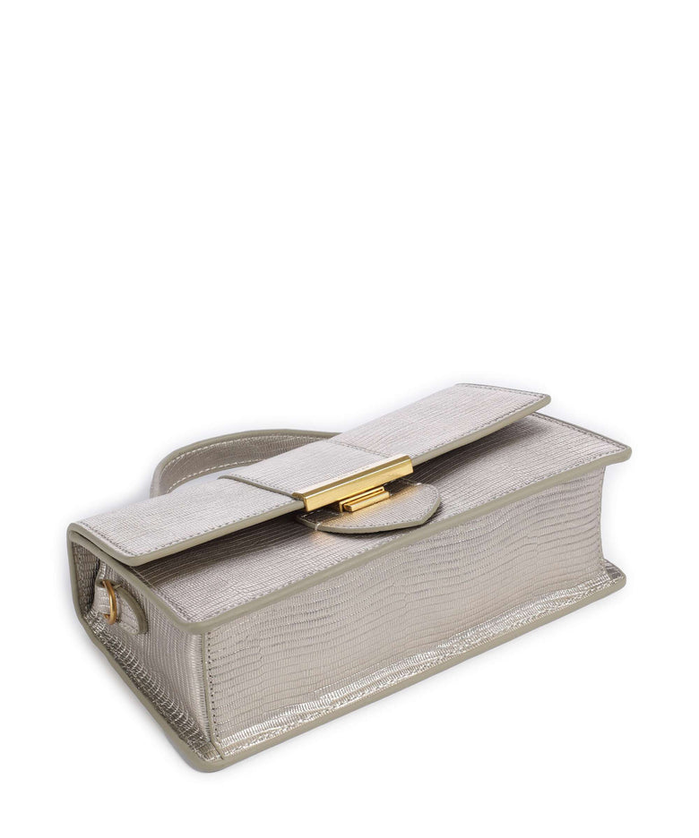Lancaster Exotic Ily Crossbody bag champagne/lézard