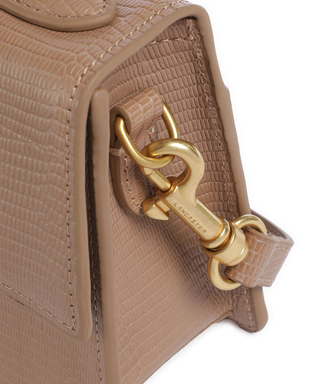 Lancaster Exotic Ily Crossbody bag sable/lézard