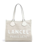 Lancel L bolsa shopper natural/white