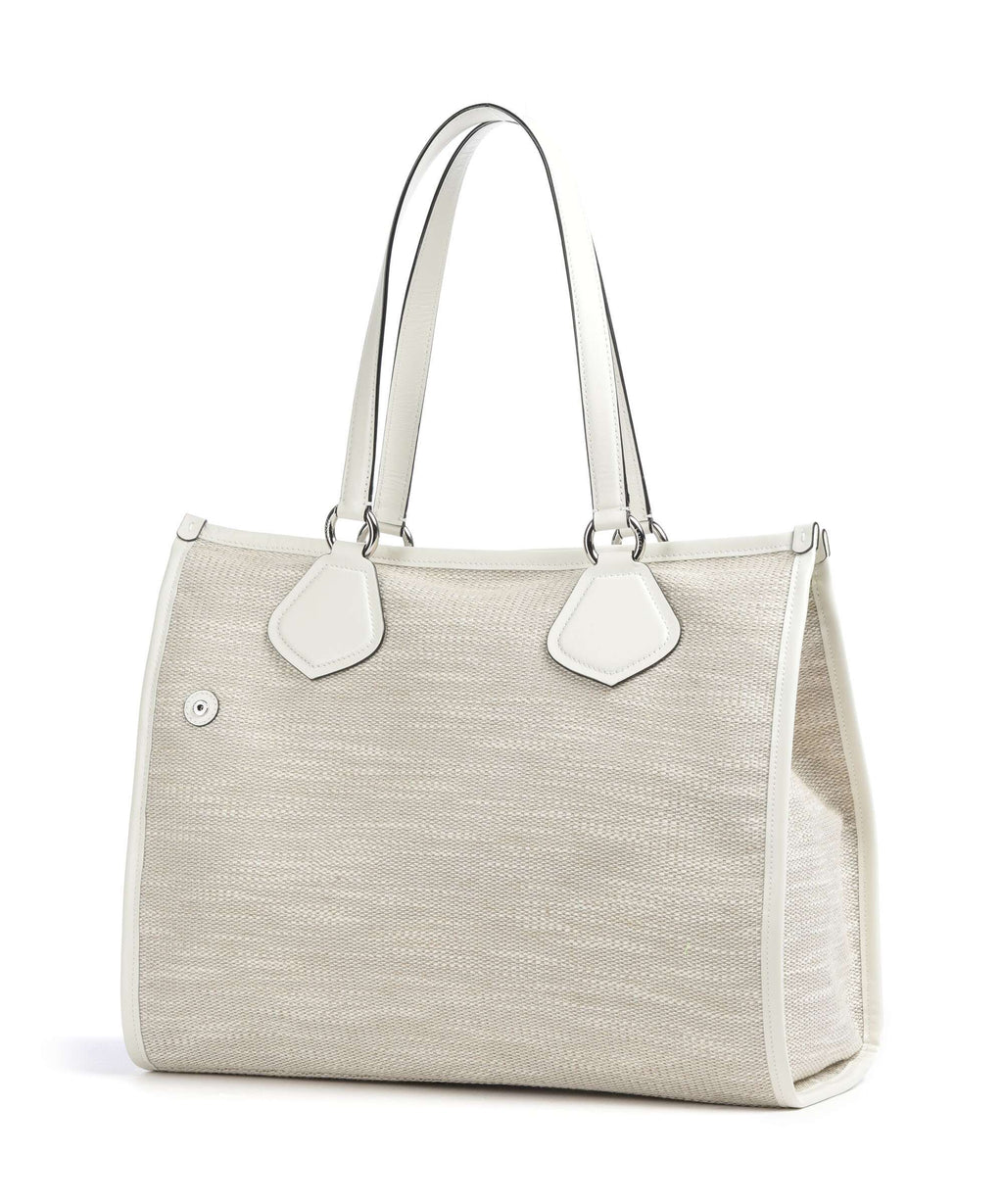 Lancel L Tote bag natural/white