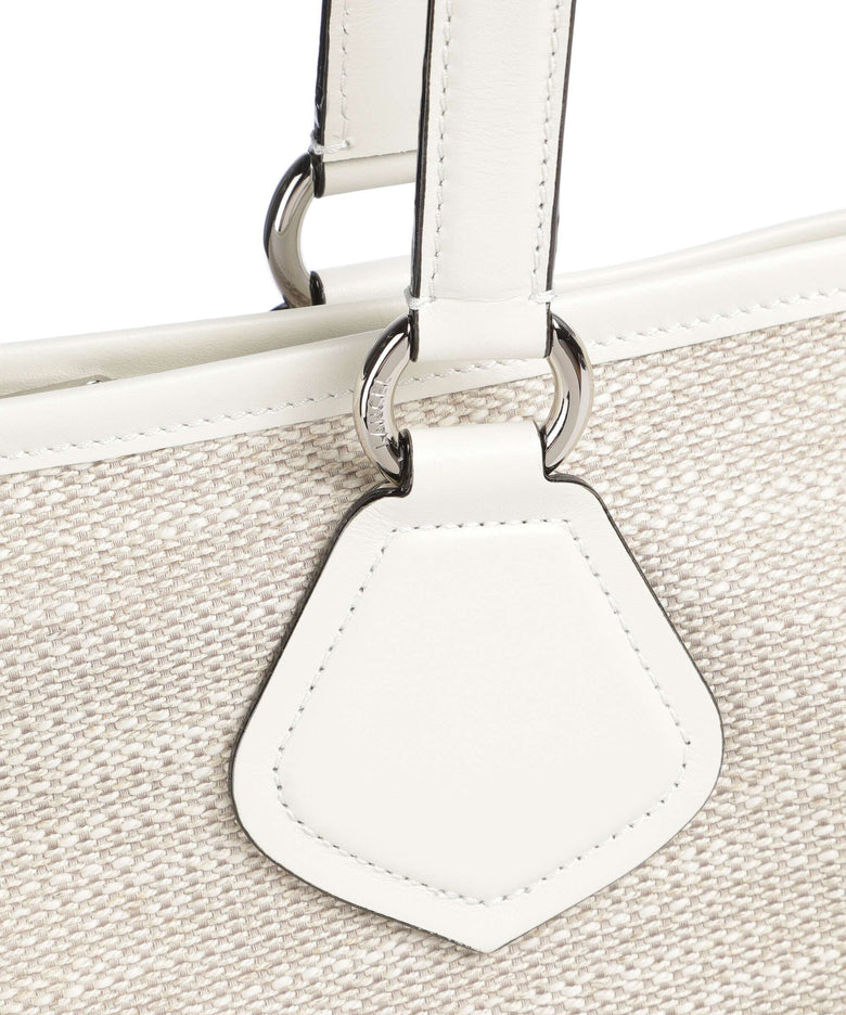 Lancel L Tote bag natural/white