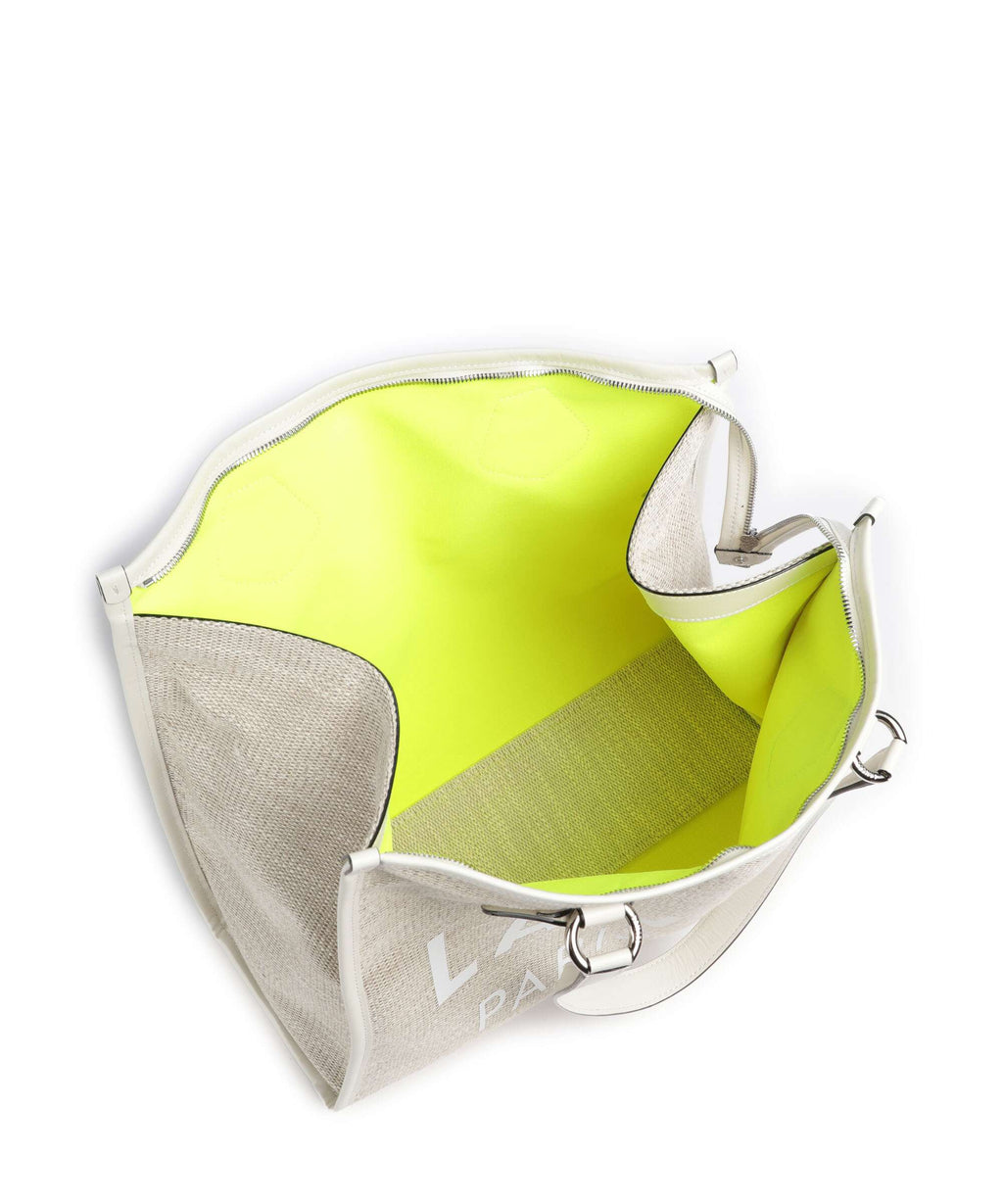 Lancel L Tote bag natural/white