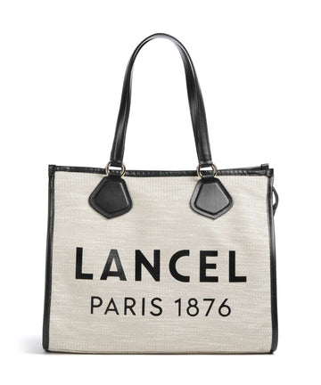 Lancel L bolsa shopper natural/black