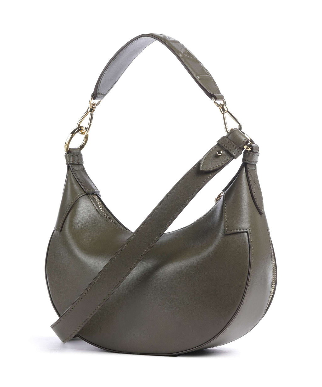 Lancel Origami S Hobo bag dark khaki