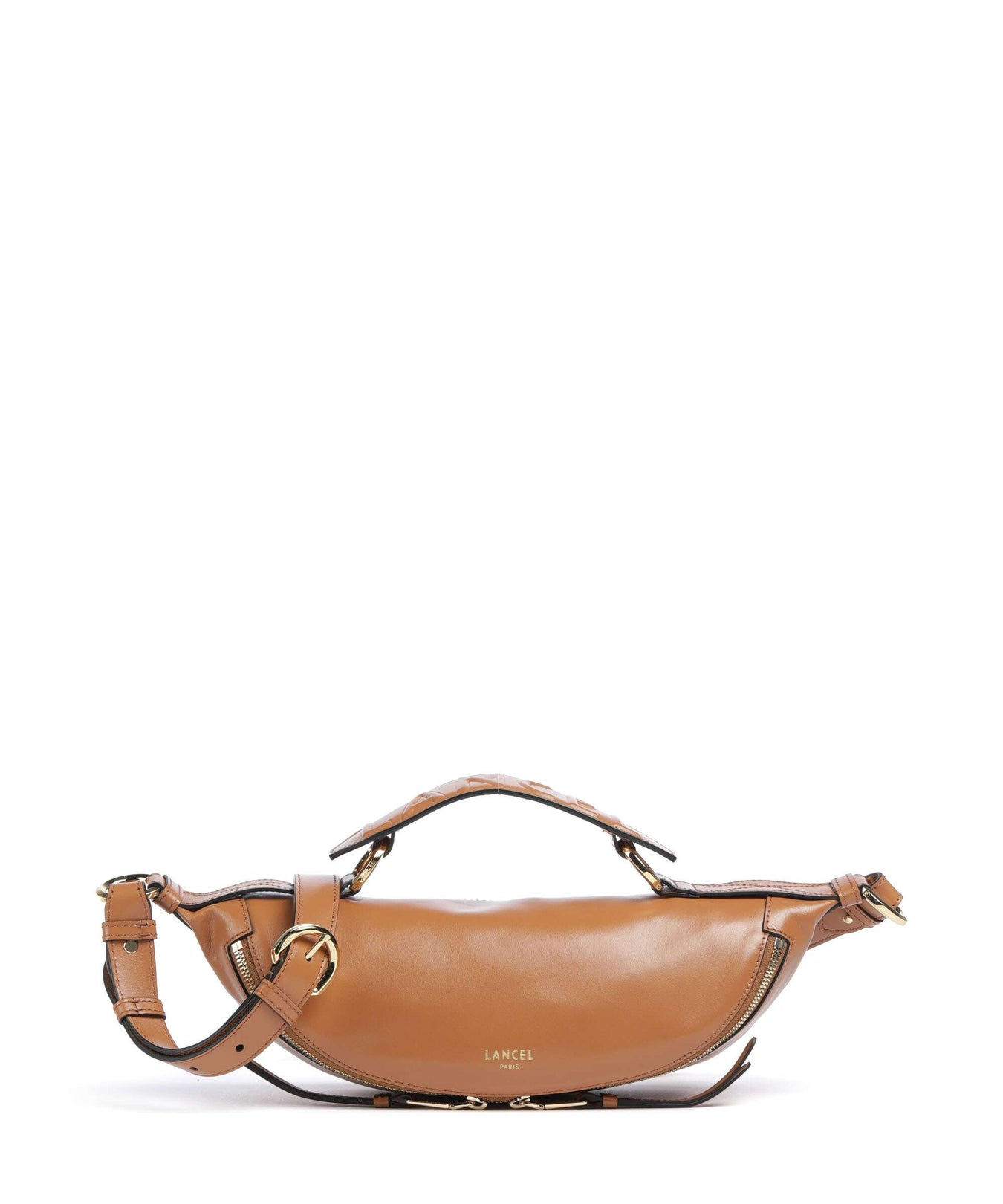 Lancel Origami S Crossbody bag camel