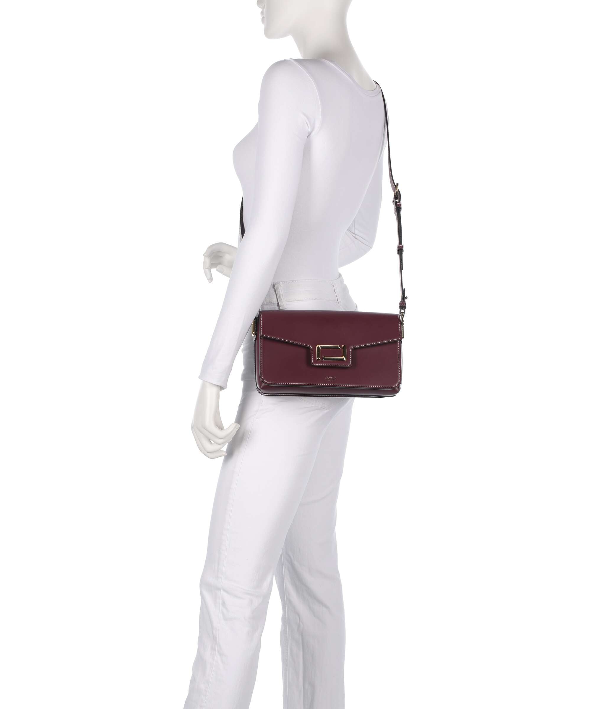 Lancel Angèle M Shoulder bag cassis