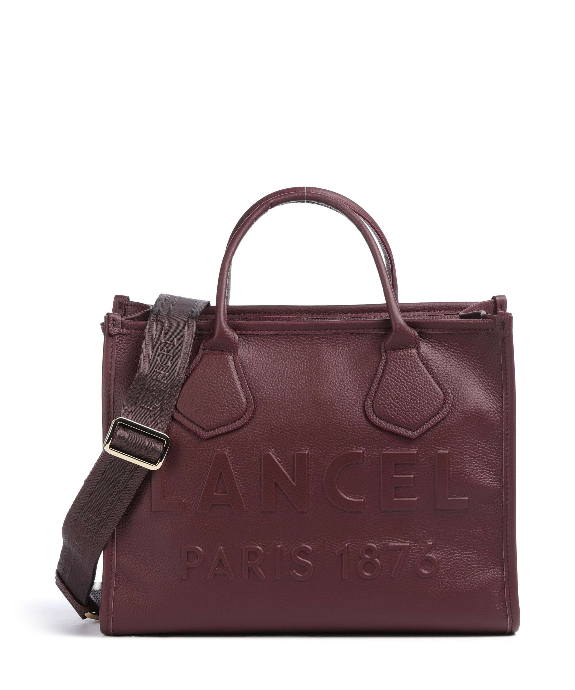 Lancel Jour M Handbag cassis