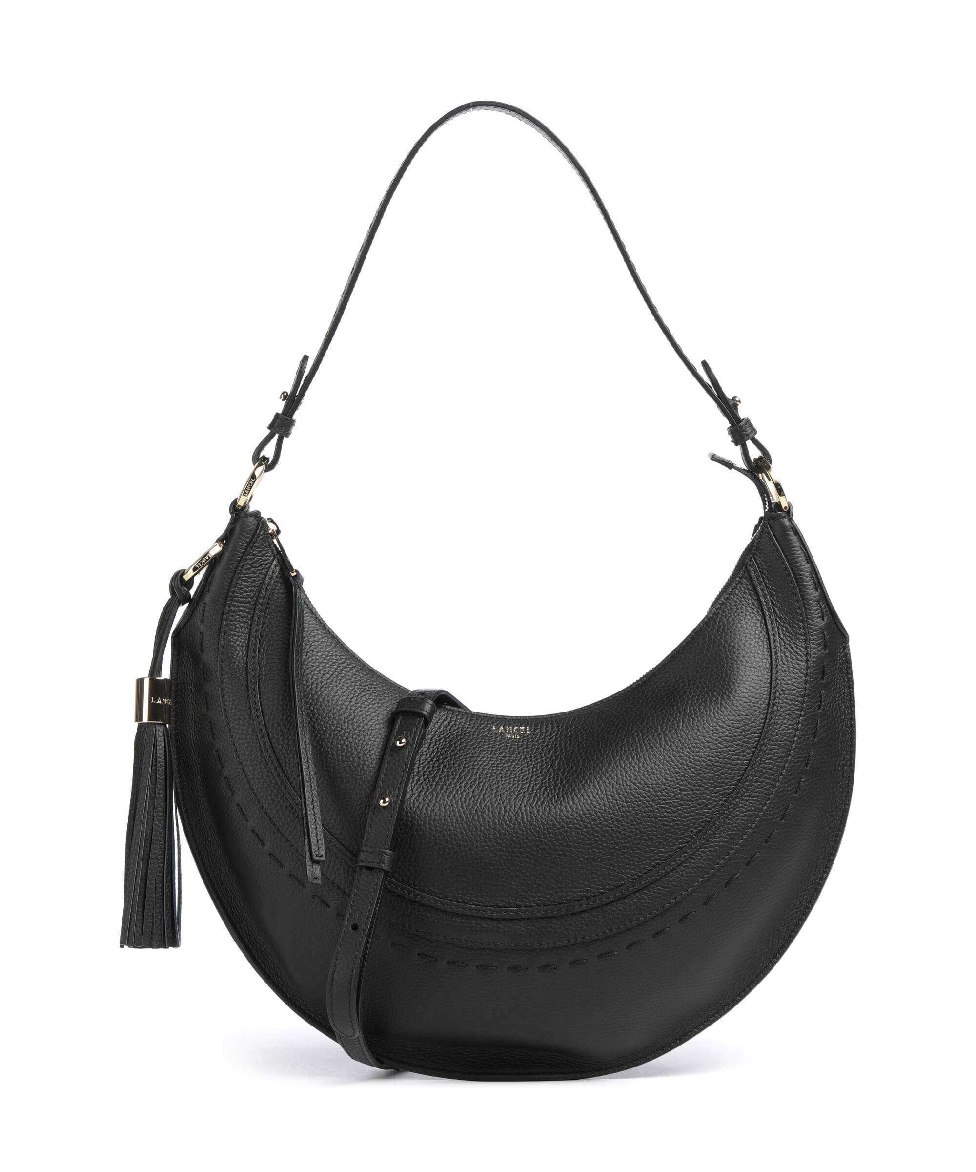 Lancel Hobohème M Hobo bag black