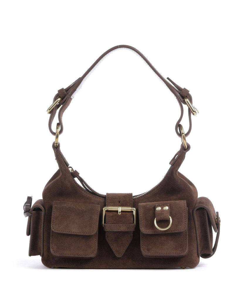 The Kooples Amelia Small Shoulder bag chocolate