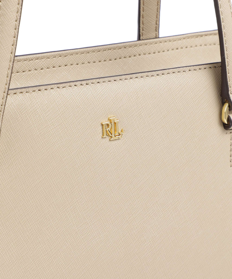 Lauren Ralph Lauren Karly Medium Tote bag birch tan