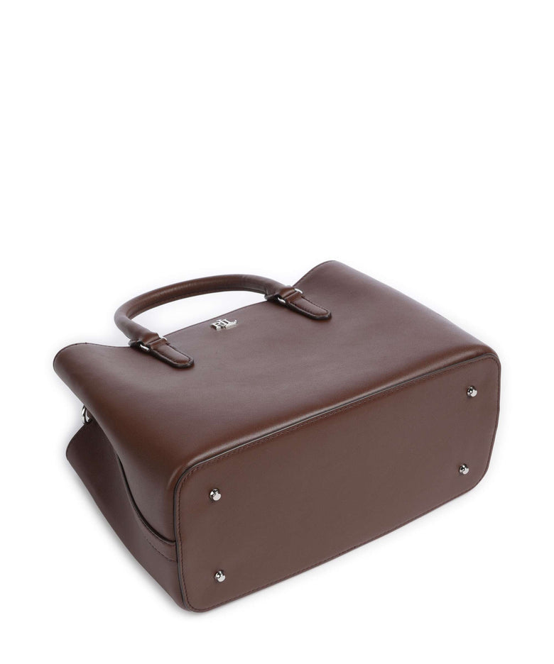 Lauren Ralph Lauren Marcy 26 Handbag dark mahogany