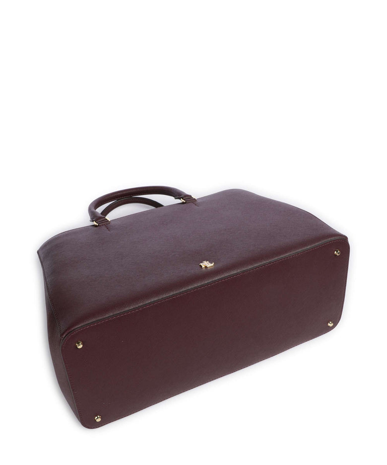 Lauren Ralph Lauren Hanna 37 Handbag pinot noir