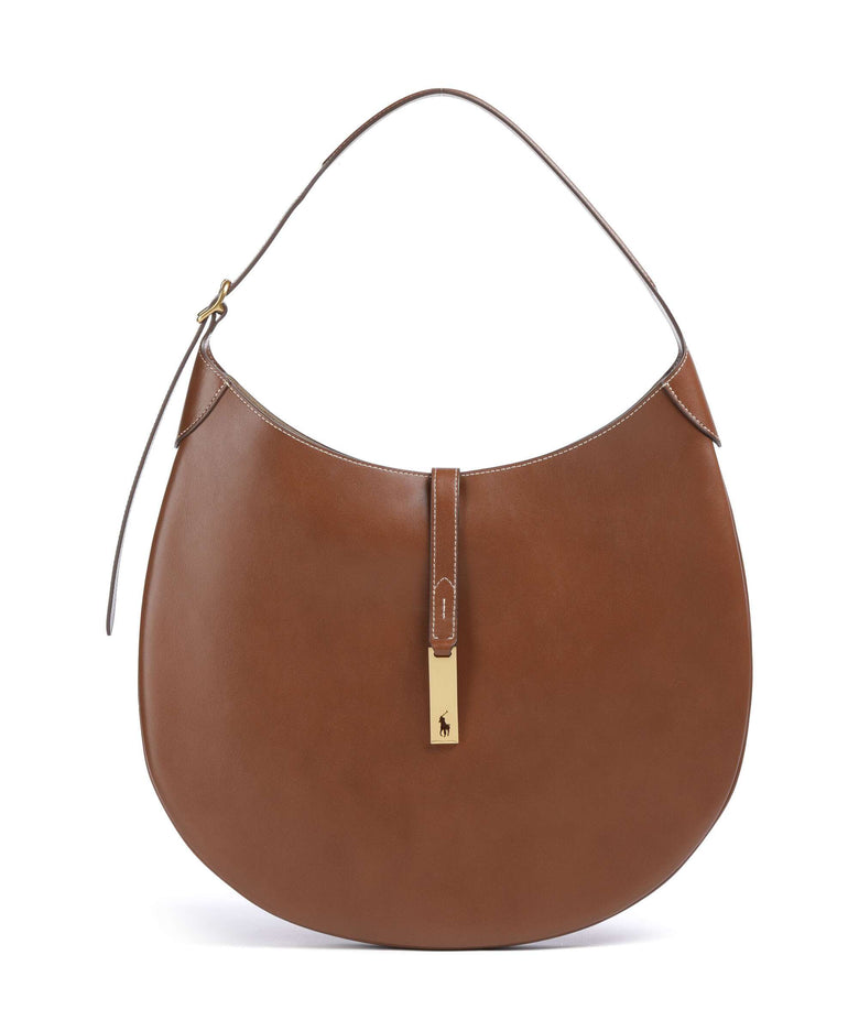 Polo Ralph Lauren ID Collection Medium Hobo bag cuoio