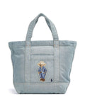 Polo Ralph Lauren Bear Traveller Handbag washed denim