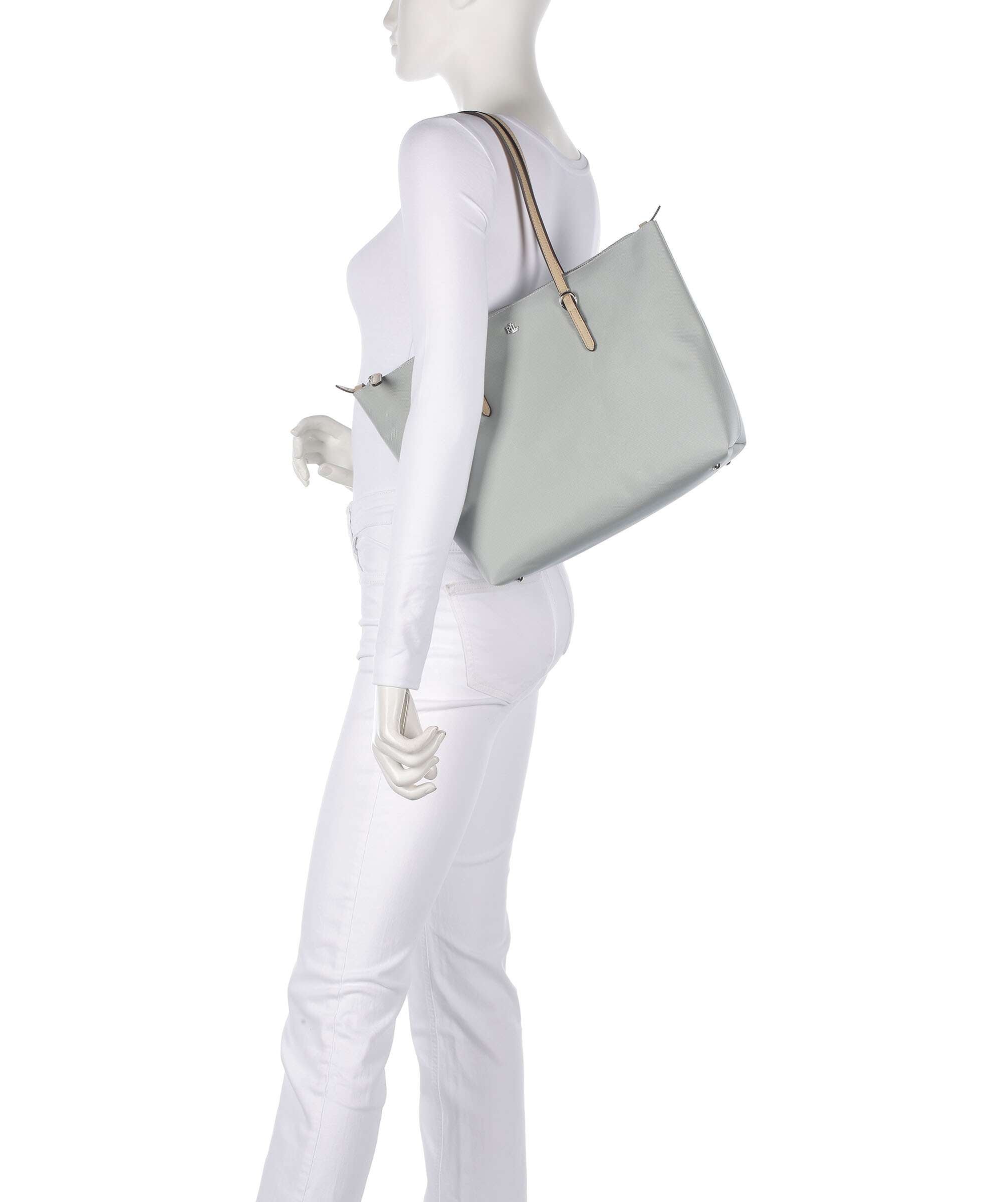 Lauren Ralph Lauren Keaton 26 Tote bag aqua pearl/sand dune