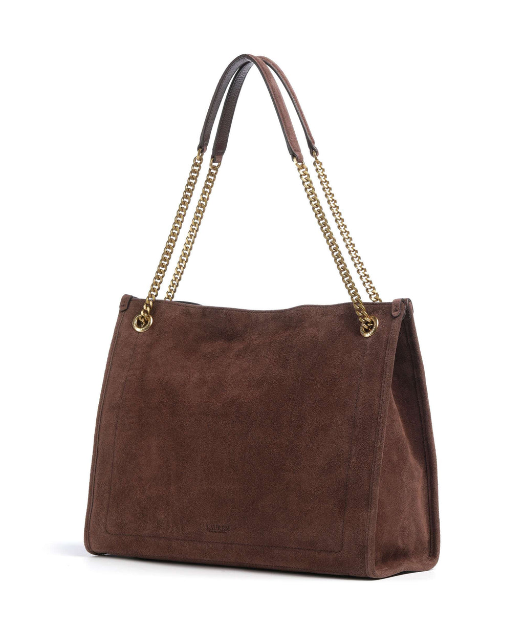 Lauren Ralph Lauren Bradley Large Tote bag dark hickory