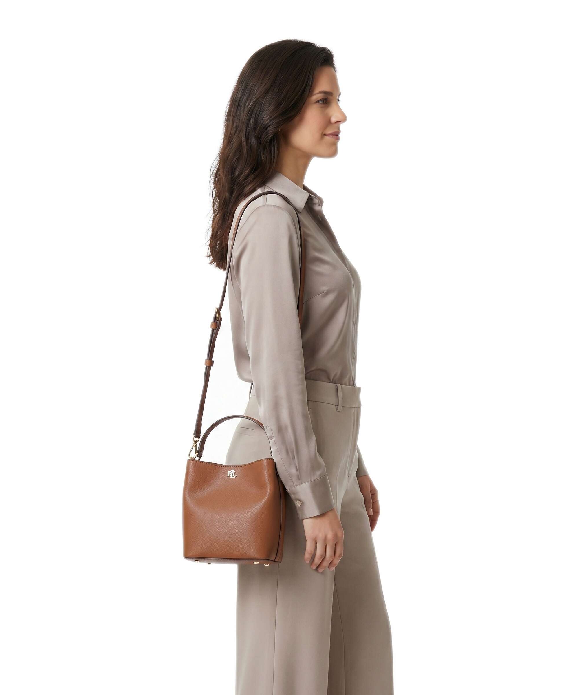 Lauren Ralph Lauren Reese Small Bucket bag lauren tan