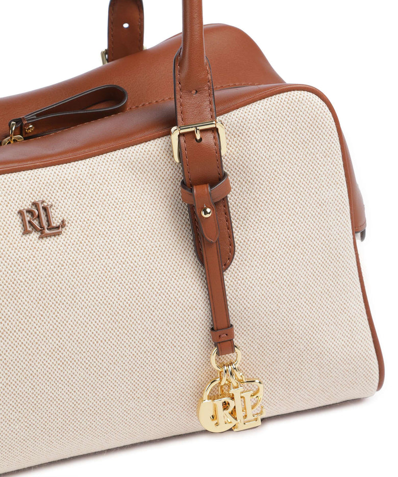 Lauren Ralph Lauren Marcy Shoulder bag natural/buff canvas/lauren tan