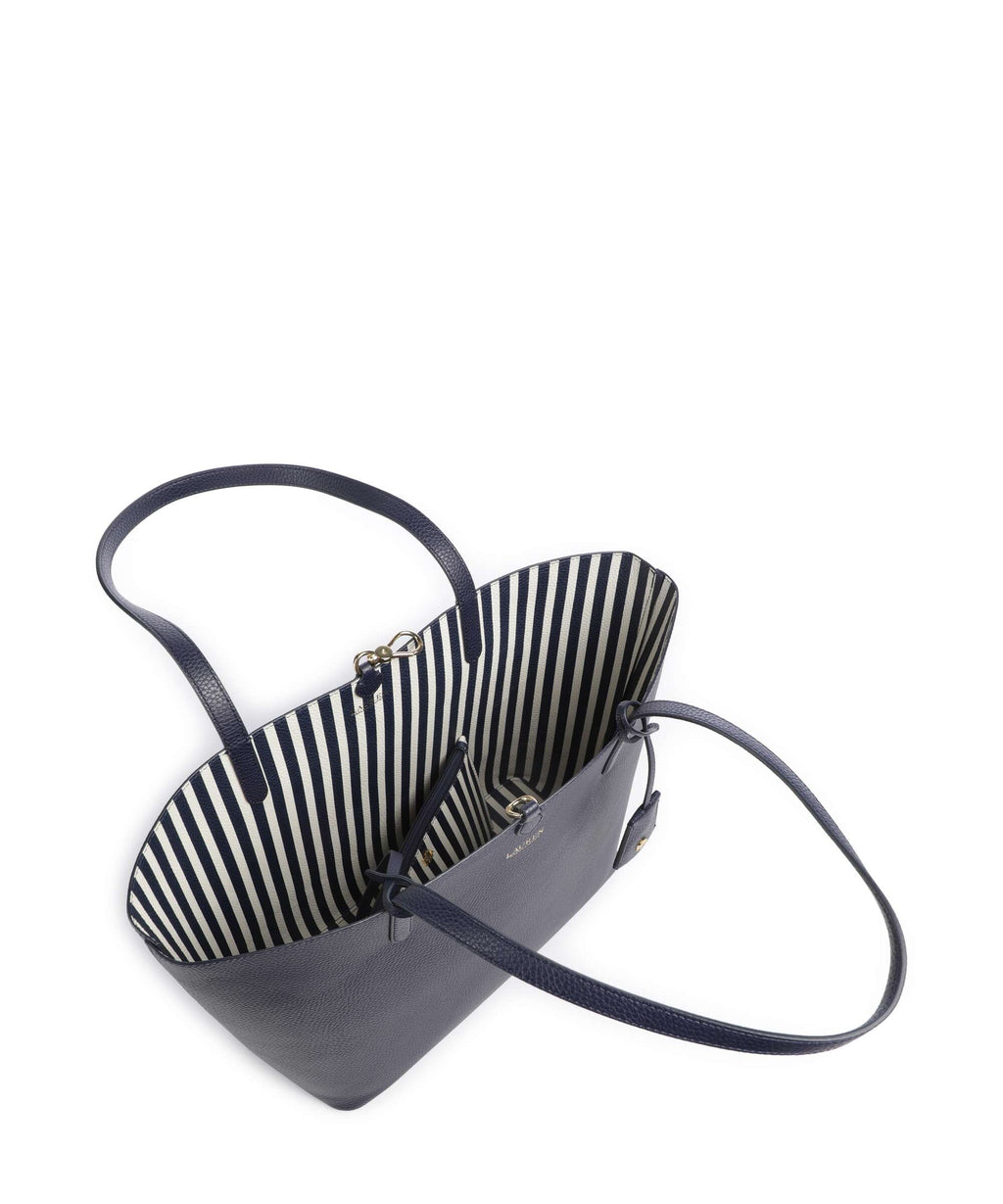 Lauren Ralph Lauren Medium Tote bag refined navy/skinny stripe
