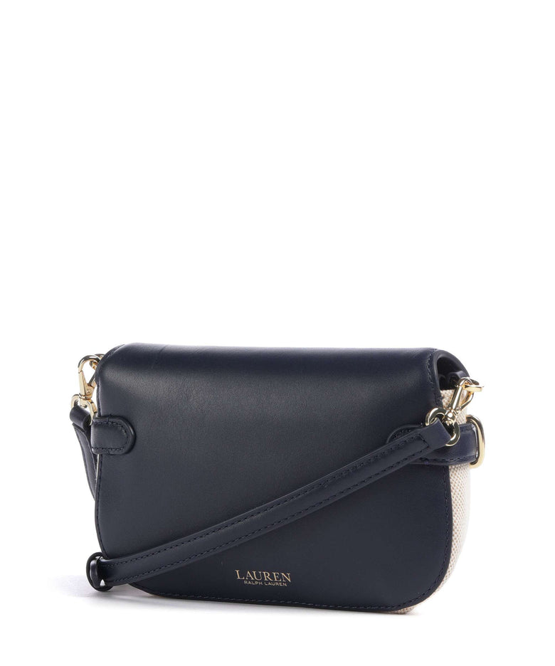 Lauren Ralph Lauren Blaike Small Crossbody bag natural/buff canvas/refined navy
