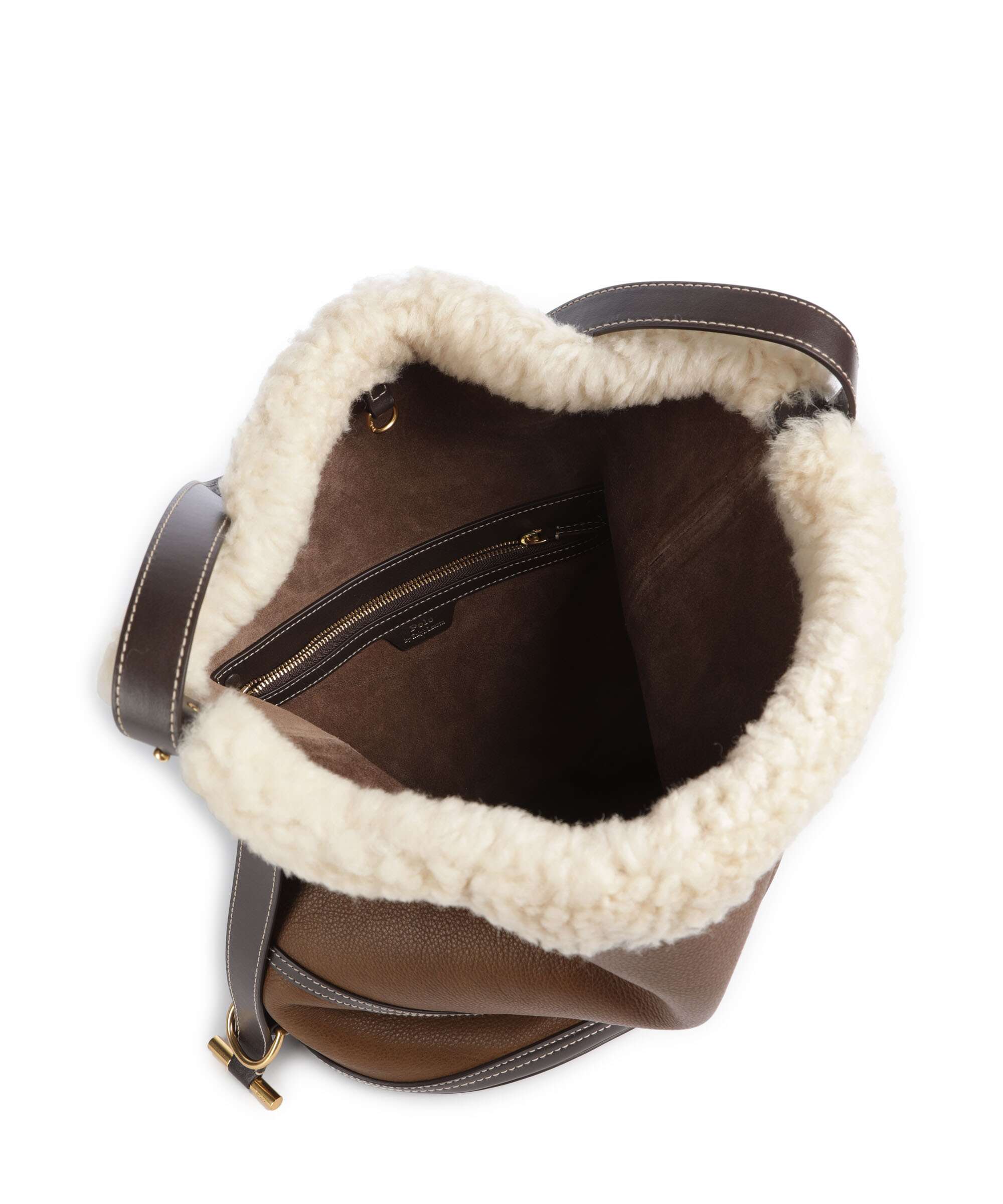 Polo Ralph Lauren Bellport Medium Bucket bag luggage/cream