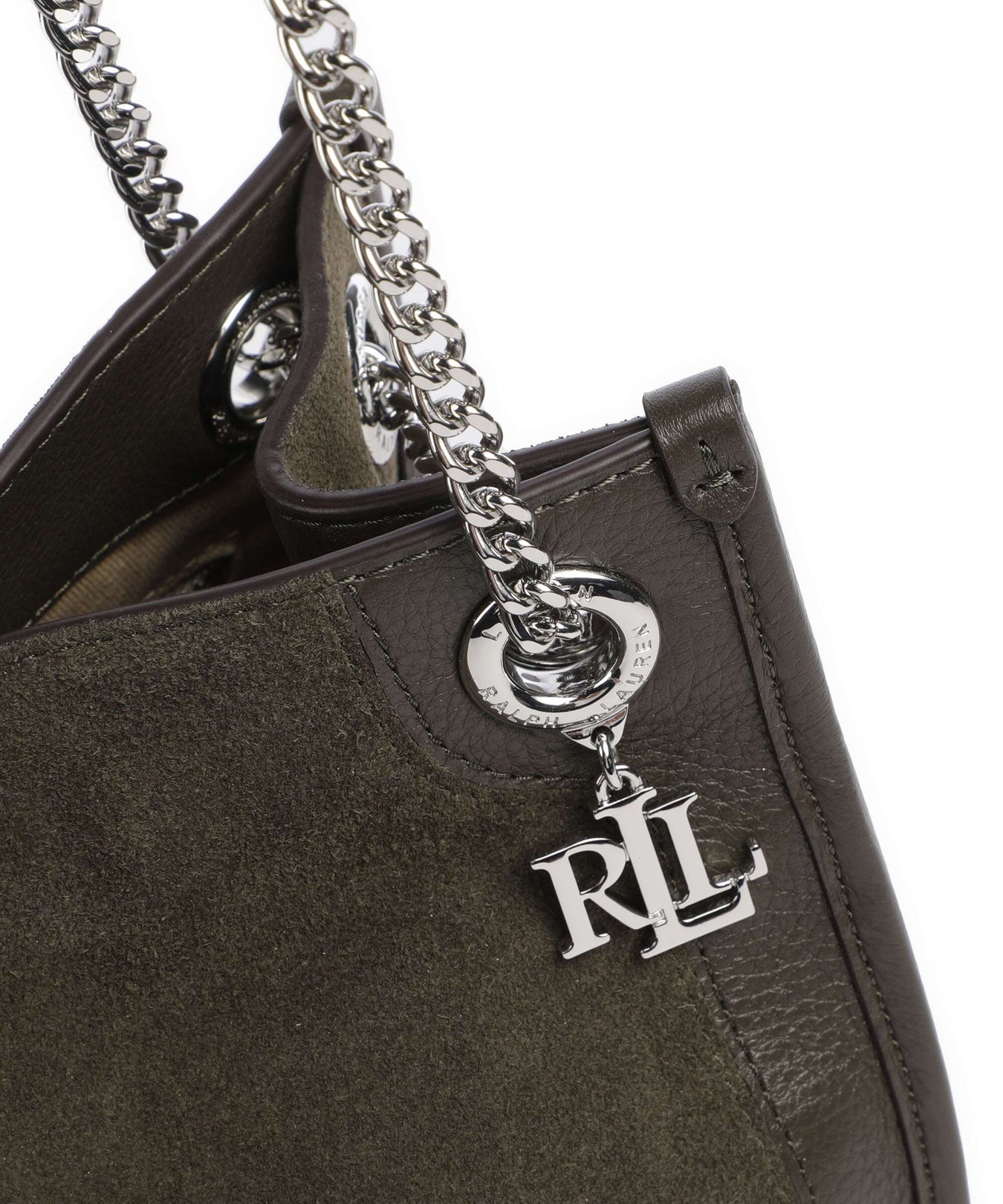 Lauren Ralph Lauren Bradley Medium Tote bag dark olive